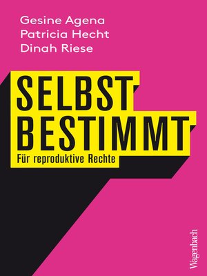 cover image of Selbstbestimmt